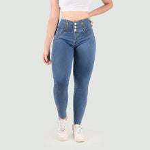 Cargar imagen en el visor de la galería, JEANS MUJER SKINNY CONTROL DE ABDOMEN REF 1417
