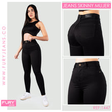 Cargar imagen en el visor de la galería, JEANS MUJER SKINNY TIRO ALTO  1447
