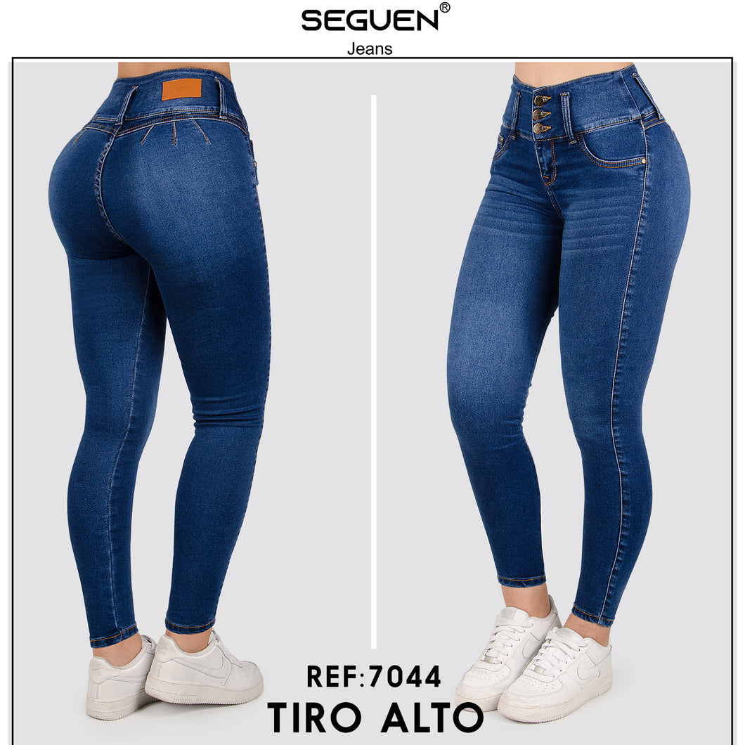 JEANS MUJER SKINNY PRETINA ANCHA REF 7044