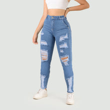 Cargar imagen en el visor de la galería, JEANS MOM FIT MUJER TIRO ALTO 1377
