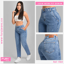 Cargar imagen en el visor de la galería, JEANS MOM FIT MUJER TIRO ALTO 1465
