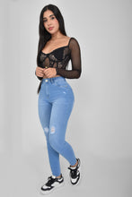 Cargar imagen en el visor de la galería, JEANS MUJER SKINNY TIRO ALTO  1436

