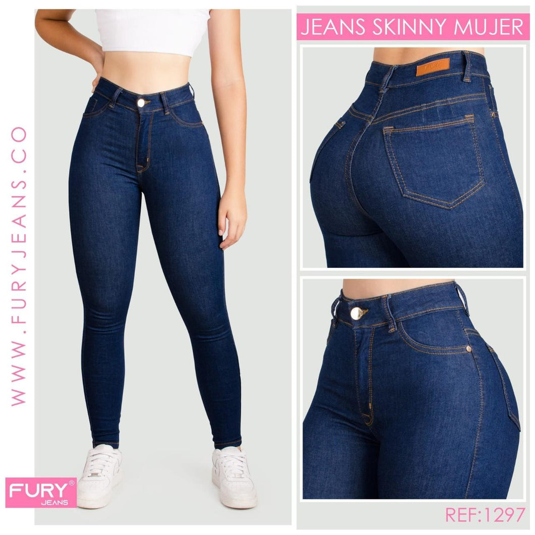 JEANS MUJER SKINNY TIRO ALTO  1297
