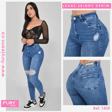 Cargar imagen en el visor de la galería, JEANS MUJER SKINNY TIRO ALTO  1435
