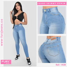 Cargar imagen en el visor de la galería, JEANS MUJER SKINNY TIRO ALTO  1438
