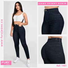 Cargar imagen en el visor de la galería, JEANS MUJER SKINNY TIRO ALTO  BOLSILLOS DELANTERO FUNCIONAL REF 1451

