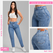 Cargar imagen en el visor de la galería, JEANS MOM FIT MUJER TIRO ALTO 1465
